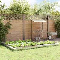 VidaXL Slakkenhekken 16 pcs zilver roestvrij staal - thumbnail