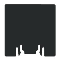 Weidmüller 1417510000 Scheidingswand Zwart 50 stuk(s) - thumbnail