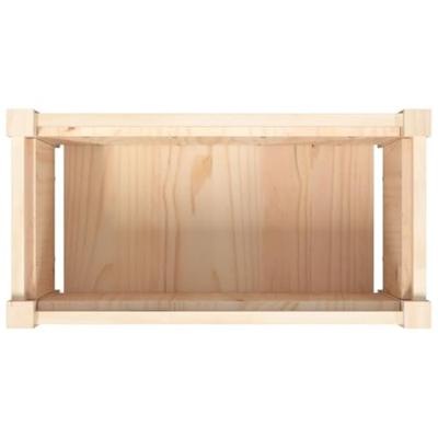 VidaXL Plantenbak 60x31x31 cm massief grenenhout