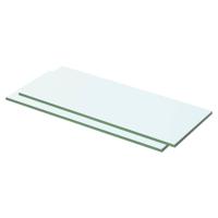VidaXL Schappen 2 st 50x15 cm glas transparant - thumbnail