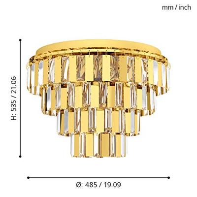 Eglo Gouden plafondlampErseka - 99096