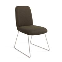 Jesper Home Eetkamerstoel 'Taiwa' Slide Steel, kleur Jungle Jewel - thumbnail