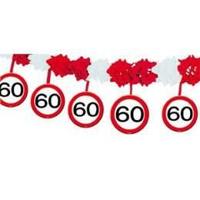 60 Jaar Verkeersbord Slinger met Onderhanger - thumbnail