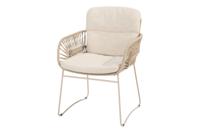 Murcia dining stoel latte incl. 2 kussens 60x66,5x85,5 cm 4SO - 4so - thumbnail