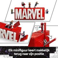 LEGO Marvel: MARVEL logo en minifiguren 76313 - thumbnail