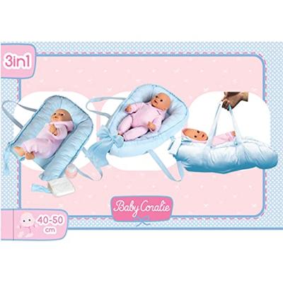 Theo Klein Baby Coralie 3-in-1 draagtas pop
