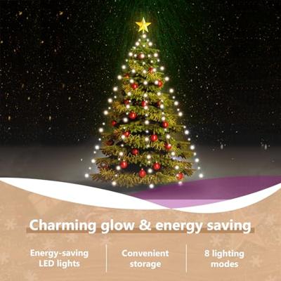 VidaXL Kerstboomverlichting met 180 led&apos;s koudwit net 180 cm