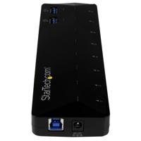 USB-HUB Startech ST103008U2C USB 3.0 x 10 Zwart - thumbnail