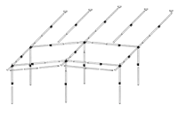 Dorema Frame Voortent Royal 350 De Luxe Staal Easygrip 25mm - thumbnail
