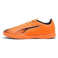 PUMA Ultra 6 Play Zaalvoetbalschoenen (IN) Oranje Zwart Wit - thumbnail