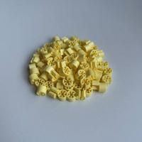 Minimarker onbedrukt licht geel 100 stuk - thumbnail