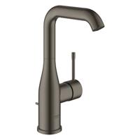 Grohe Wastafelmengkraan Essence 1 Hendel Met Waste L Hard Graphite Geborsteld - thumbnail