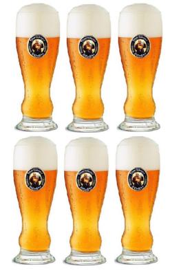 Franziskaner Weizen Bierglazen 330 ml - 6 stuks