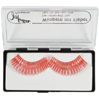 Jofrika cosmetics kunstwimpers oranje/zilver 9,5 cm b-keus | 60 stuks - thumbnail