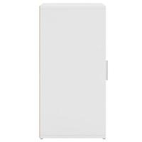 Schoenenkast 32x35x70 cm bewerkt hout wit - thumbnail