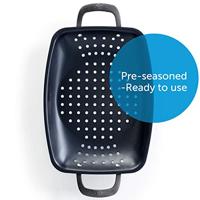 Black Steel BBQ grillschaal 38x27 cm - thumbnail