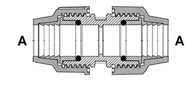 Cornat Pe-Koppeling Vv 32X32Mm - T610032 Cornat Pe-Koppeling Vv 32X32Mm - T610032