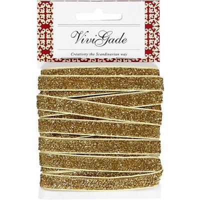 Vivi Gade Lint, b: 10 mm, goud, 5 m/ 1 rol
