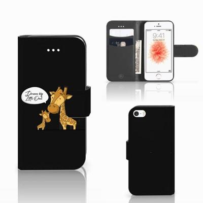 Apple iPhone 5 | 5s | SE Leuk Hoesje Giraffe Apple iPhone 5 | 5s | SE Leuk Hoesje Giraffe