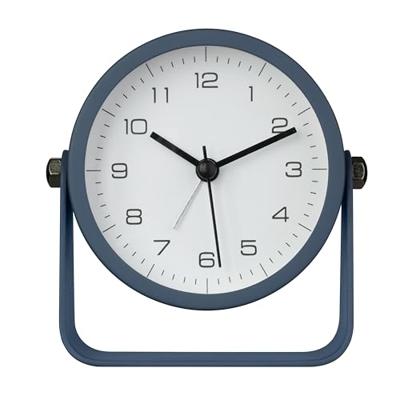 TFA Dostmann 60.1042.06 Tafelklok Kwarts Blauw Alarmtijden 1 Slepend uurwerk (geluidsloos)