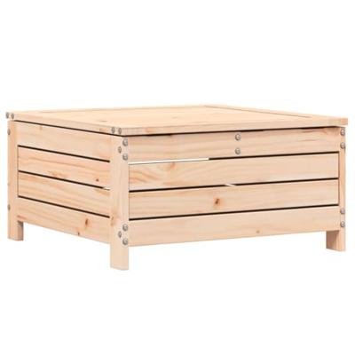 Tuinvoetenbank met kussen massief grenenhout Tuinvoetenbank met kussen massief grenenhout