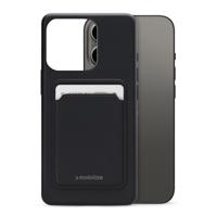 Mobilize Rubber Gelly Card Case Apple iPhone 13 Pro Matt Black - thumbnail