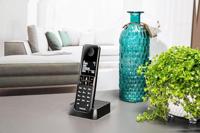 Philips D4701B Draadloze telefoon met 16 uur gesprekstijd, 4,6 cm display en hands-free bellen - thumbnail