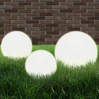 VidaXL Led-bollampen rond 20/30/40 cm pmma 3 st - thumbnail