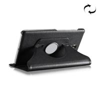 Litchi textuur horizontaal flip 360 graden rotatie lederen Case voor Galaxy Tab een 10.5 T590/T595/T597, met houder (zwart) - thumbnail