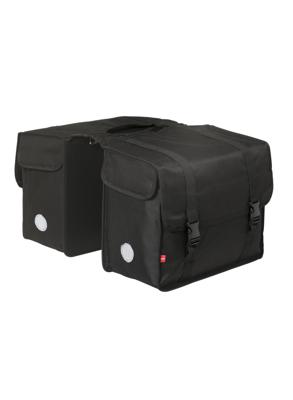 HEMA Dubbele Fietstas 60L 42x22x32 Zwart