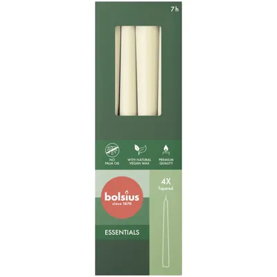 Bolsius Gotische kaarsen Soft Pearl 4x