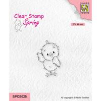Nellie's Choice • spring clear stempels chickies: bye-bye - thumbnail
