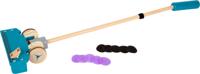 Small Foot - houten stofzuiger met gekleurde klittenband stippen, 12dlg. - thumbnail