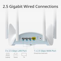 D-Link R36 BE3600 Router Wi-Fi 7 Smart, Dual-band 3600 Mbps, aansluitingen 2,5 GbE, mesh met IA, multi-link operatie MLO, beveiliging WPA3, App Aquila Pro AI - thumbnail