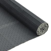 Vloerkleed rechthoekig 100x300 cm bamboe grijs - thumbnail