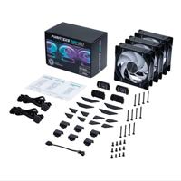 Phanteks D30 PWM Regular Airflow D-RGB PC-ventilator Zwart (b x h x d) 120 x 120 x 30 mm - thumbnail