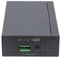 Manhattan USB 3.0 Hub voor industriële toepassingen 4-poorts USB 3.0 hub 4 Port zwart - thumbnail