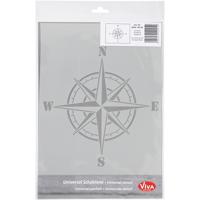 Creativ Company Flexibel sjabloon, kompas, a4, vel 210x297 mm, 1 stuk - thumbnail