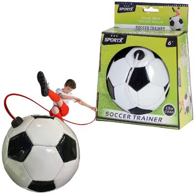 SportX Voetbaltrainer 140 gr + Koord 150 cm SportX Voetbaltrainer 140 gr + Koord 150 cm