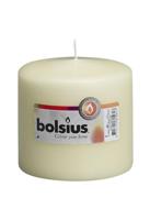 Bolsius stompkaars 10x10 cm ivoor - thumbnail
