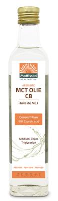 Mattisson Healthstyle MCT Olie C8 Mattisson Healthstyle MCT Olie C8