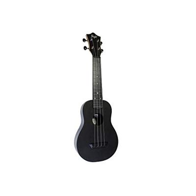 Flight Travel Series TUS35 Black sopraan ukelele met gigbag - thumbnail