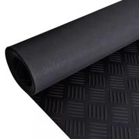 VidaXL Rubberen anti-slip vloermat 5x1m traanplaat - thumbnail