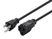 Monoprice 105296 1-voet 16AWG Power Extension Cord kabel, zwart door Monoprice Electronics - thumbnail