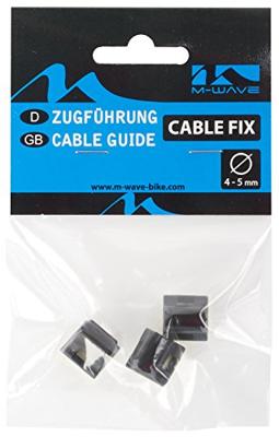 M-Wave kabelgeleider 4-5 mm zwart (3 stuks)
