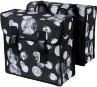 Dubbele Fietstas Mara XL Sphere zwart/grijs - thumbnail