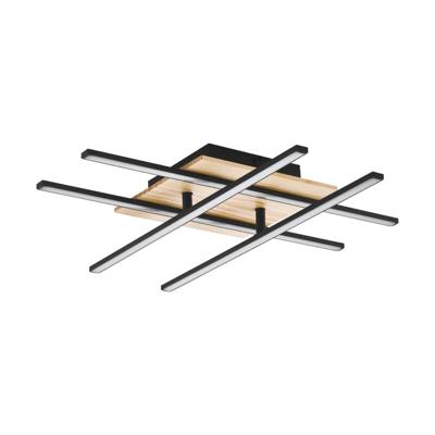 Eglo PlafondlampMarinello 1 zwart met hout - 99793