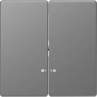 Merten MEG3420-6036 Wisselschakelaar Afdekking System Design RVS 1 stuk(s) - thumbnail