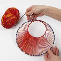 Creativ Company Metalen draadring, d 30 cm, dikte 3 mm, wit, 5 stuk/ 1 doos - thumbnail