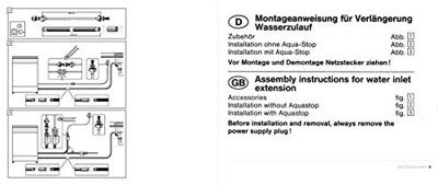 Bosch SGZ1010 verlengslang voor AquaStop tbv Bosch vaatwassers